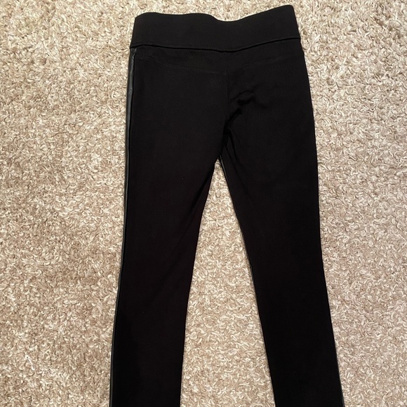 Size 0 Club Monaco two tone stretch pants/tights. - Picture 2 of 9